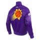 Phoenix Suns 2024/25 City Edition Chenille Purple Satin Jacket Phoenix Suns 2024/25 City Edition Chenille Purple Satin Jacket