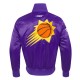 Phoenix Suns 2024/25 City Edition Chenille Purple Satin Jacket Phoenix Suns 2024/25 City Edition Chenille Purple Satin Jacket
