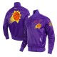 Phoenix Suns 2024/25 City Edition Chenille Purple Satin Jacket Phoenix Suns 2024/25 City Edition Chenille Purple Satin Jacket