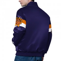 Phoenix Suns Triple Option Varsity Satin Jacket