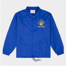 Pitt Panthers Football Helmet Retro Coaches Jacket