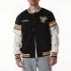 Pittsburgh Penguins Drop Shoulder Varsity Wool/Leather Jacket Pittsburgh Penguins Drop Shoulder Varsity Wool/Leather Jacket