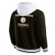 Pittsburgh Steelers Black Cotton Hooded Jacket Pittsburgh Steelers Black Cotton Hooded Jacket
