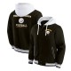 Pittsburgh Steelers Black Cotton Hooded Jacket Pittsburgh Steelers Black Cotton Hooded Jacket