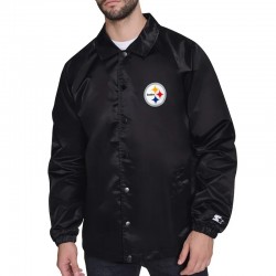 Pittsburgh Steelers Retro Logo Coaches Jacket Pittsburgh Steelers Retro Logo Coaches Jacket