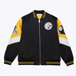 Pittsburgh Steelers Throw It Back Heavyweight Satin Jacket