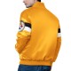 Pittsburgh Steelers Triple Option Varsity Satin Jacket