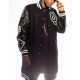 Post To Be Omarion OC Black Varsity Long Jacket Post To Be Omarion OC Black Varsity Long Jacket