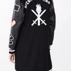 Post To Be Omarion OC Black Varsity Long Jacket Post To Be Omarion OC Black Varsity Long Jacket