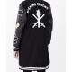 Post To Be Omarion OC Black Varsity Long Jacket Post To Be Omarion OC Black Varsity Long Jacket