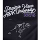 Prairie View A&M Black Varsity Wool/Leather Jacket