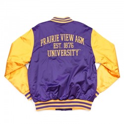 Prairie View A&M Purple and Gold Baseball Jacket