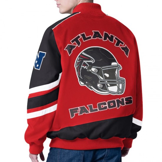 Prime Time Racing Atlanta Falcons Red Jacket Prime Time Racing Atlanta Falcons Red Jacket