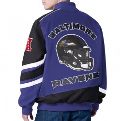 Prime Time Racing Baltimore Ravens Purple Jacket