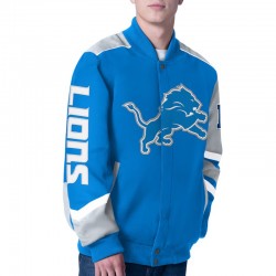 Prime Time Racing Detroit Lions Blue Jacket 