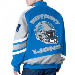 Prime Time Racing Detroit Lions Blue Jacket 
