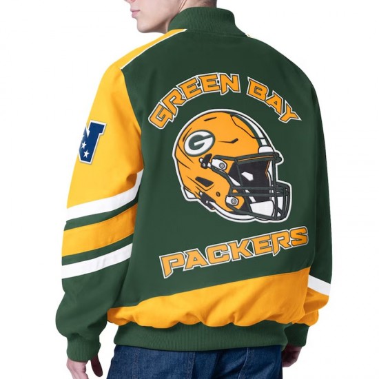 Prime Time Racing Green Bay Packers Green Jacket Prime Time Racing Green Bay Packers Green Jacket