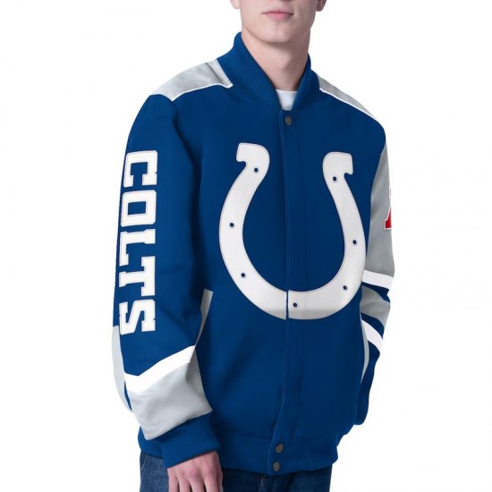 Prime Time Racing Indianapolis Colts Royal Jacket Prime Time Racing Indianapolis Colts Royal Jacket