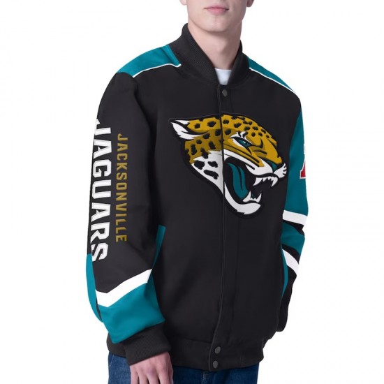 Prime Time Racing Jacksonville Jaguars Black Jacket Prime Time Racing Jacksonville Jaguars Black Jacket