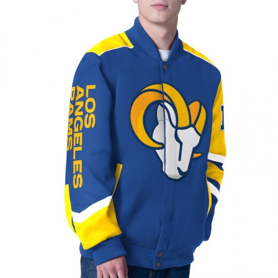 Prime Time Racing LA Rams Royal Jacket