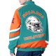 Prime Time Racing Miami Dolphins Aqua Jacket