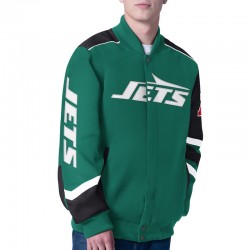 Prime Time Racing New York Jets Green Jacket 