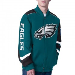 Prime Time Racing Philadelphia Eagles Midnight Green Jacket