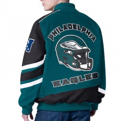Prime Time Racing Philadelphia Eagles Midnight Green Jacket