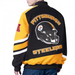 Prime Time Racing Pittsburgh Steelers Black Jacket Prime Time Racing Pittsburgh Steelers Black Jacket
