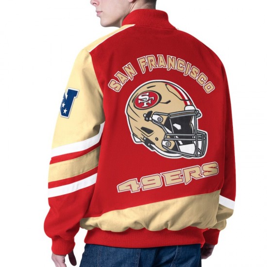 Prime Time Racing San Francisco 49ers Scarlet Jacket