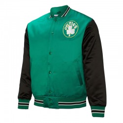 Primetime Boston Celtics Green and Black Jacket