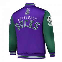 Primetime Milwaukee Bucks Purple and Green Jacket