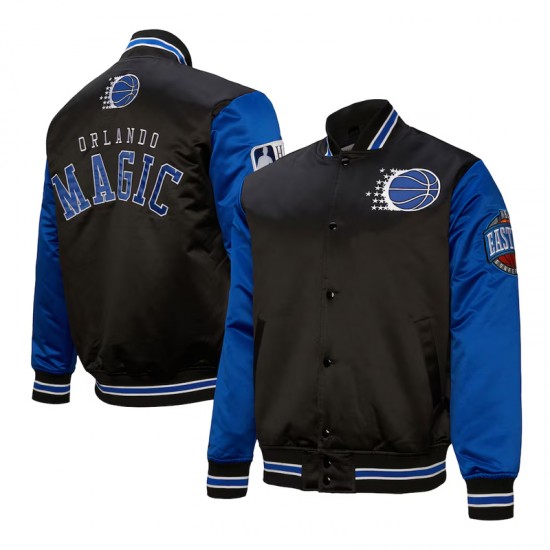 Primetime Orlando Magic Black and Blue Jacket Primetime Orlando Magic Black and Blue Jacket