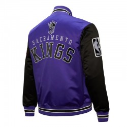 Primetime Sacramento Kings Purple and Black Jacket