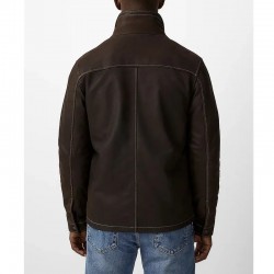 Providence Falls Liam O’Conner Double Collar Leather Jacket