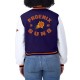 Purple/White Phoenix Suns Varsity Full-Zip Jacket