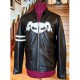 Puscifer Maynard James Keenan Striped Leather Jacket Puscifer Maynard James Keenan Striped Leather Jacket