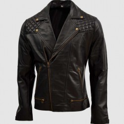 Quilted Soft Sheep Leather Jacket