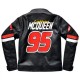 Racer Lightning Mcqueen Black Leather Jacket Racer Lightning Mcqueen Black Leather Jacket