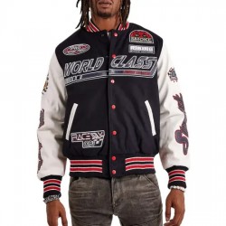 Racing Smoke Rise Wool Varsity Jacket