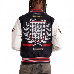 Racing Smoke Rise Wool Varsity Jacket