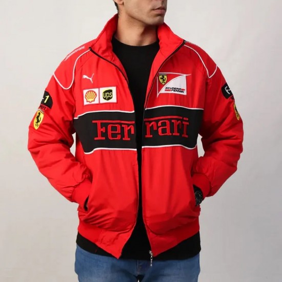 Racing Vintage F1 Ferrari UPS Jacket Racing Vintage F1 Ferrari UPS Jacket