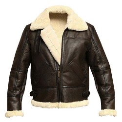 Men B3 Bomber Aviator Shearling Sheepskin Leather Winter Jacket Men B3 Bomber Aviator Shearling Sheepskin Leather Winter Jacket