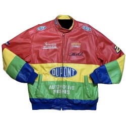 Rainbow Jeff Gordan Leather Jacket