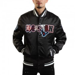 Ransom Houston Texans Black Satin Jacket