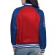 Red/Royal Chicago Cubs Home Run Varsity Satin Jacket Red/Royal Chicago Cubs Home Run Varsity Satin Jacket