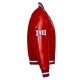Red South Carolina State University Varsity Jacket Red South Carolina State University Varsity Jacket