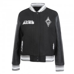 Retro Las Vegas Aces Classics Rib Varsity Jacket