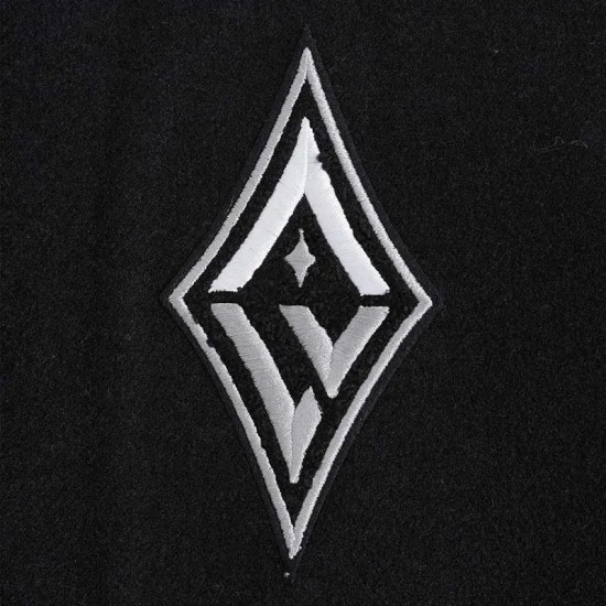 Retro Las Vegas Aces Classics Rib Varsity Jacket Retro Las Vegas Aces Classics Rib Varsity Jacket