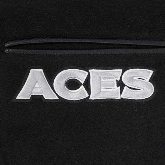 Retro Las Vegas Aces Classics Rib Varsity Jacket Retro Las Vegas Aces Classics Rib Varsity Jacket